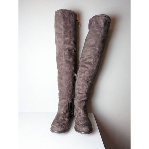 NINE WEST Nolitago Faux Suede Over The Knee Boot Size 10 - Picture 3 of 10